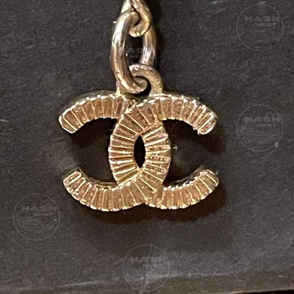 CHANEL Pearl, Strass Crystal CC Pendant Necklace | C22V C22C France Rare Limited - Picture 9 of 14